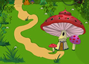 逃出蘑菇房子2-你迷失在丛林深处的漂亮蘑菇房子附近，想办..