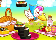 寿司塔-去郊外野餐时玩的小游戏，把一片片寿司叠成..