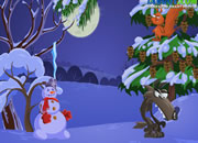 聪明雪人奇遇记-可爱聪明的雪人复活了，现在它在圣诞夜开始..