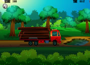 逃离森林障碍-你是一名货车司机，现在正在运货行驶在森林..