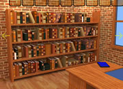 书房逃脱-一个古朴风格的现代书房，想办法找到隐藏的..