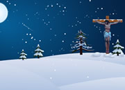 少年圣诞雪林逃脱-正在庆祝圣诞节时，一个少年却迷失在了雪地..