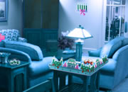 逃出蓝翡翠圣诞房间-蓝翡翠圣诞房间，房间看起来蛮豪华的，也有..