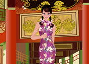 中国旗袍美女-选择漂亮的中国旗袍打扮传统的古典风韵的旗..
