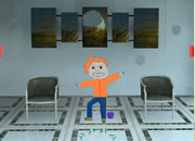 逃出艺术品房间-郁闷的男孩困在了一个艺术品的房间里，想办..