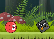 红球历险记-滚动红球冒险通过危险的森林，阻止邪恶的方..