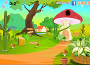 逃出蘑菇村庄-你迷失在了一个童话般的蘑菇小村庄里，想办..