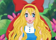 爱丽丝在仙境-童话风格的爱丽丝在仙境，美丽清纯的样子，..