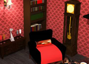 Red Library Room Escape 