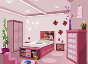 逃出粉色卧室-你困在了一个粉色清新的卧室里，想办法找到..