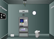 逃出ATM室-你在一个关闭的ATM室里，一时半会不会人来开..