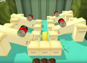 3D老鼠打奶酪-一个3D效果的游戏，你可以点击鼠标，切换角..