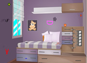 逃出女孩的紫色房间-