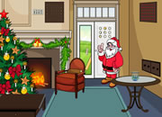 圣诞老人的逃脱-圣诞人在给一户人家送礼物时不幸的是被锁在..