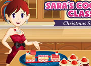 美女教你做圣诞点心-美女Sara开始准备节日晚会的蛋糕了，请你来..