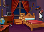 逃出泰迪熊房间-你在一个有可爱泰迪熊玩具的房间里，门已被..