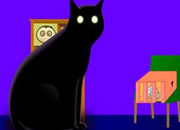 逃出黑猫之房-这是一间有巫婆和她的黑猫的房间。鼠标操作..