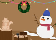 一个寒冷的圣诞夜-这是一个寒冷的圣诞夜，独自在这个雪人小屋..