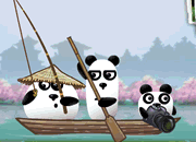 三熊猫在日本-可爱搞笑的三熊猫系列又来了，被贼捉走的三..
