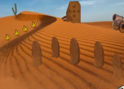 逃离沙尘暴沙漠