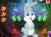 Cute Cartoon Rabbit Escape