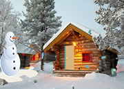 冬季小屋圣诞庆典