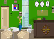 Green Office Room Escape
