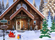 Snowfall Christmas Cabin Escape