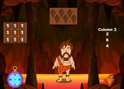Hungry Old Cave Man Escape