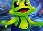 Cute Funny Frog Escape