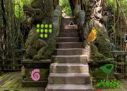 Monkey Statue Forest Escape