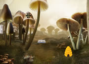 Giant Mushroom Girl Escape