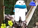 蓝帽小白人-蓝帽小白人的一家住在树洞里，它们幸福的生..