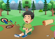 First Aid The Injured Boy