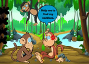 Find The Monkey Necklace