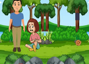 Father Aid The Wounded Girl