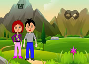 Stuck Pair Escaped In Forest