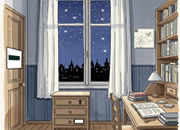 Escape from the Room with Night Sky View