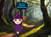 女巫参加万圣节派对