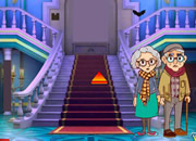 老夫妇逃出万圣节城堡