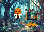 万圣节帽子森林逃离