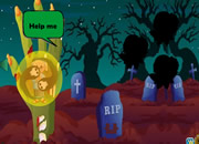 老人被困发光魔鬼