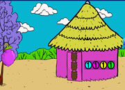 橙色彩林救出护林员