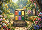 逃离盛开的花园