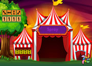 释放快乐的马戏团狮子