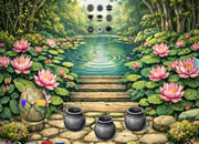 Hidden Lotus Lake Escape