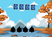 狡猾的狐狸逃脱