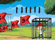 游乐场男孩逃脱