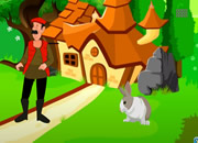 爷爷找回他的宠物