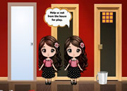 双胞胎兄妹出去玩